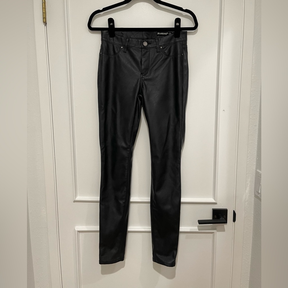 NWT BLANKNYC Vegan Leather Jeans Size 27